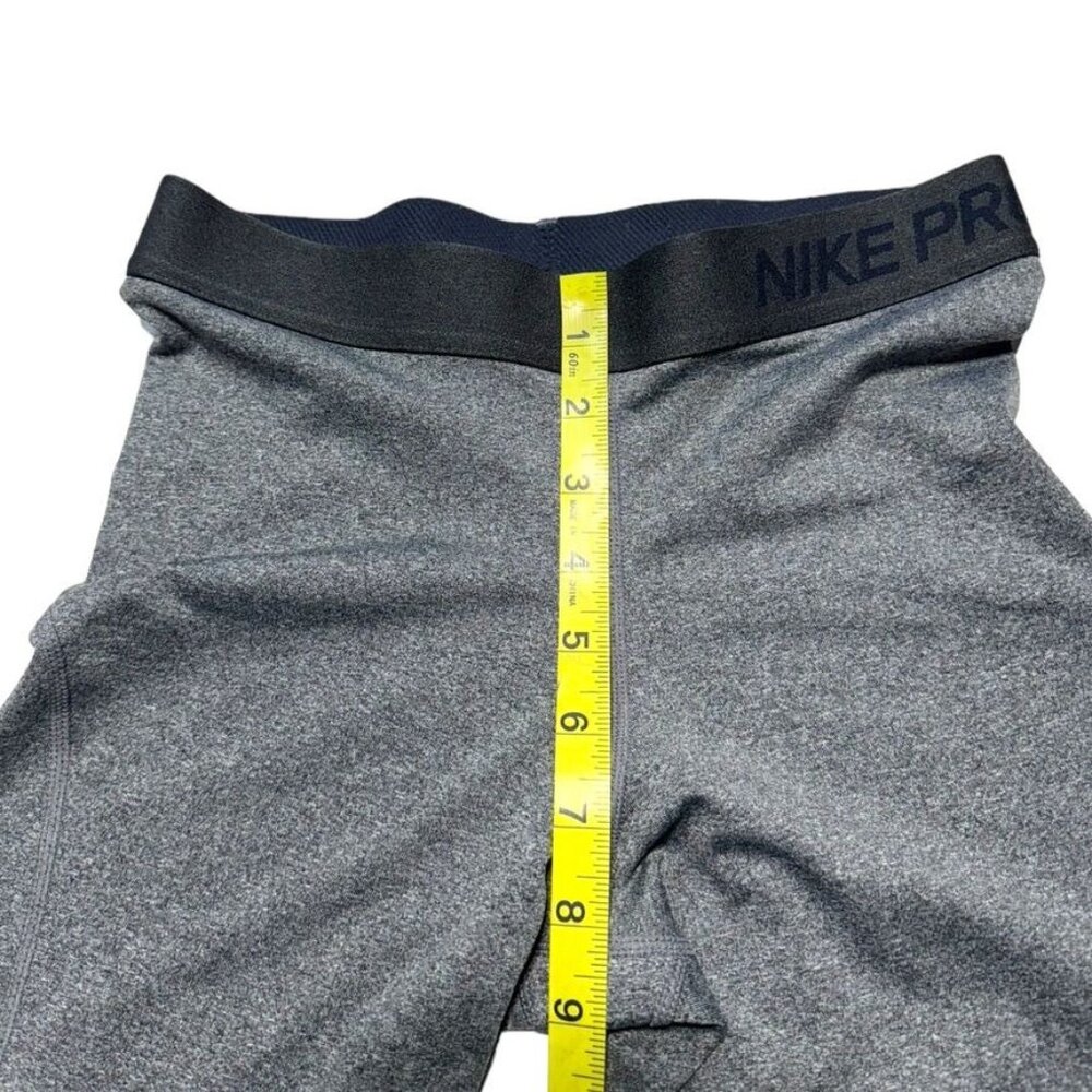 Nike Pro Leggings Gray/Black Size Medium - Picture 4 of 8